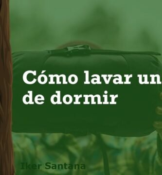 ¿Cómo limpiar un saco de dormir sintético?