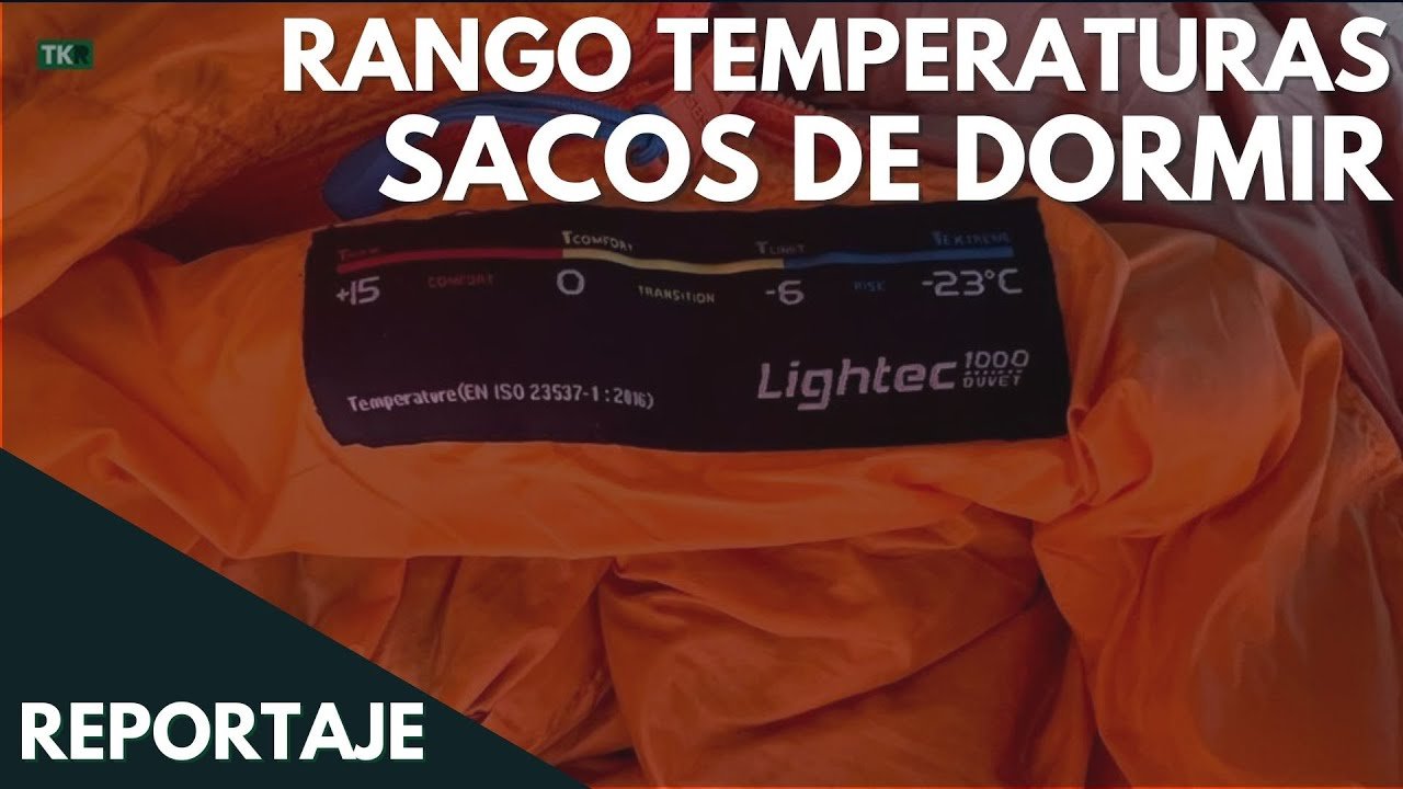 ¿Cuánto pesa un saco de dormir?