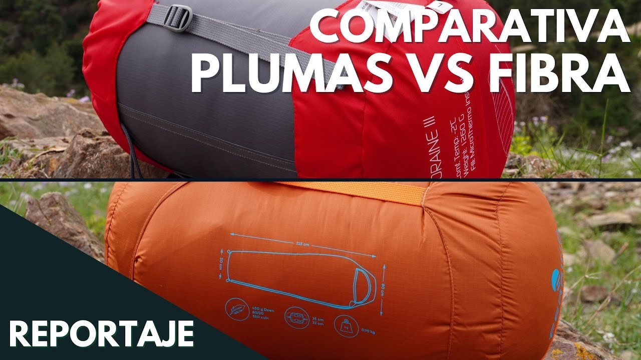 ¿Qué es mejor: plumón o sintético en sacos de dormir?