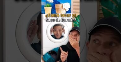 ¿Qué hacer después de lavar un saco de dormir en lavadora o a mano para guardarlo bien?