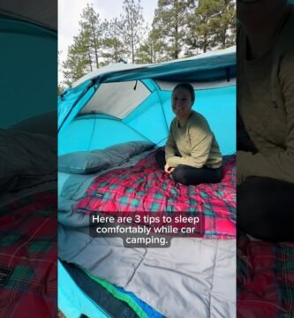 Cómo mantener la comodidad al usar sacos de dormir para dormir en coche o campervan