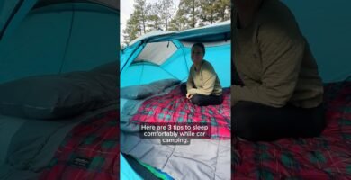 Cómo mantener la comodidad al usar sacos de dormir para dormir en coche o campervan